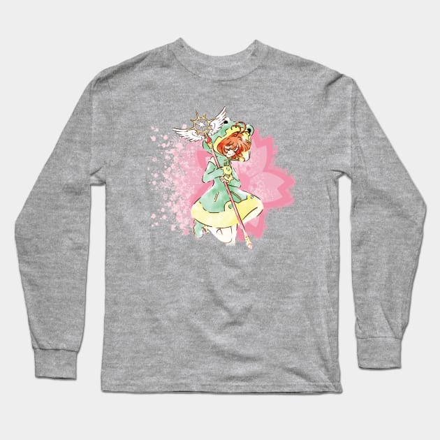 Sakura Long Sleeve T-Shirt by FallingStar